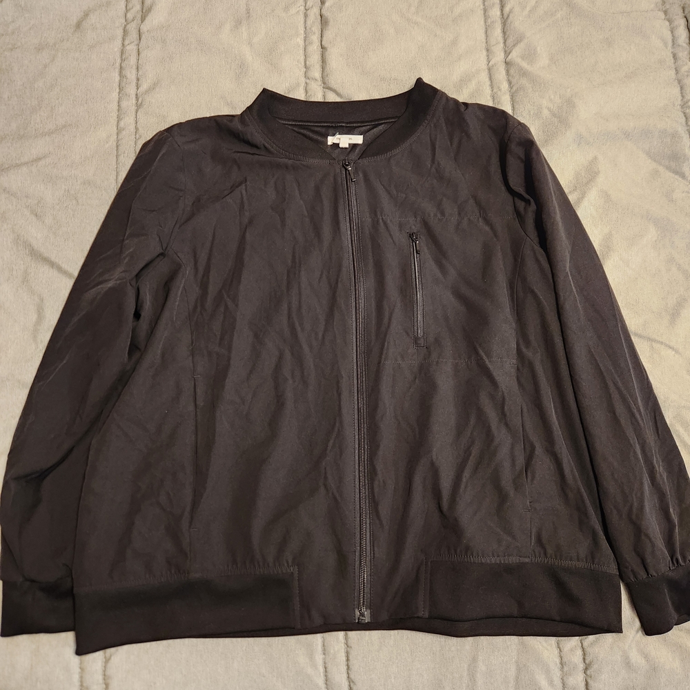 Maurices Black Bomber Jacket